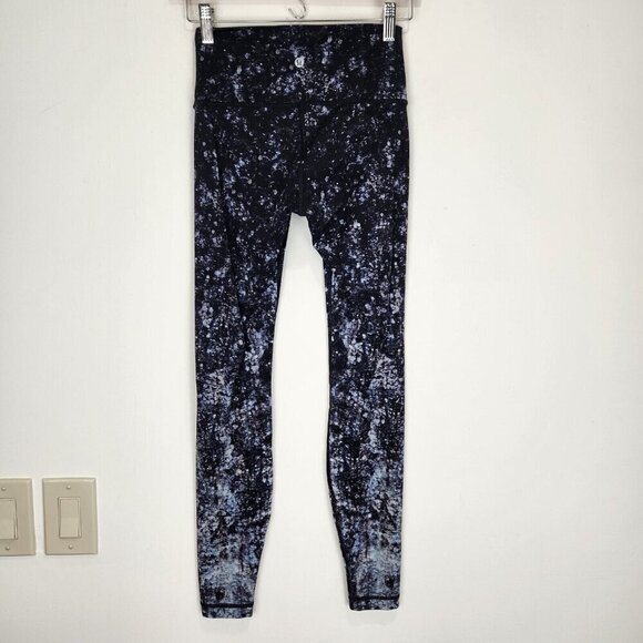 Lululemon Wunder Under Hi Rise Tight 6 Effervescence Multi Black Nulux W5AQOS - Picture 4 of 10